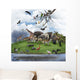 Collage Wild Animals and Wall Decal