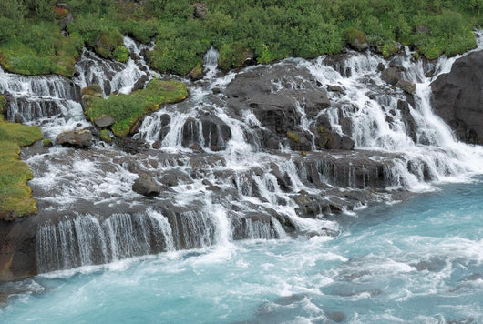 Hraunfossar Wall Decal