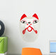 Japanese Wolf Mask Wall Decal