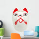 Japanese Wolf Mask Wall Decal
