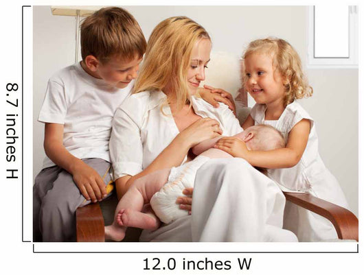 Mother Breastfeeding Her Baby Wall Decal