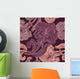 Seamless Pattern with Pink Wall Decal