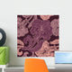 Seamless Pattern with Pink Wall Decal