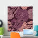 Seamless Pattern with Pink Wall Decal