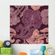 Seamless Pattern with Pink Wall Decal