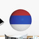 Serbian Flag Graphic Soccer Wall Decal