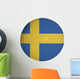 Swedish Flag Graphic Soccer Wall Decal