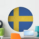 Swedish Flag Graphic Soccer Wall Decal