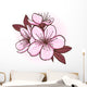 Cherry Blossom Wall Decal Design 1