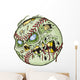 Zombie Baseball Wall Decal