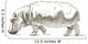 Hippopotamus Wall Decal