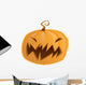 Halloween Scary Cartoon Pumpkin Wall Decal