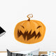 Halloween Scary Cartoon Pumpkin Wall Decal