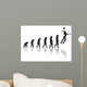 Evolution Volleyball Girl Wall Decal