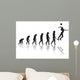 Evolution Volleyball Girl Wall Decal