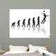 Evolution Volleyball Girl Wall Decal