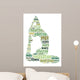 Words Illustration Woman Doing Wall Decal