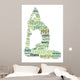 Words Illustration Woman Doing Wall Decal