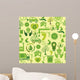 Green Seamless Pattern Wall Decal