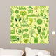 Green Seamless Pattern Wall Decal