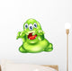 Green Monster Horror Wall Decal