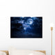 Moon and Clouds Night Wall Decal Design 1