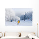 Skiing Wall Decal