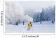 Skiing Wall Decal