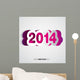 Happy New Year 2014 Wall Decal Design 2