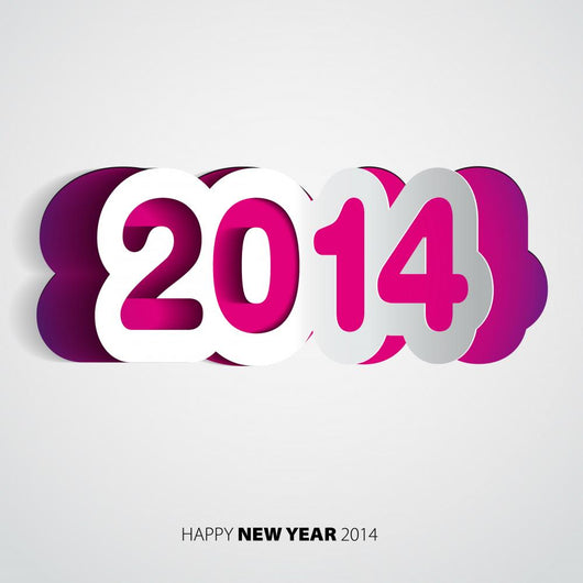 Happy New Year 2014 Wall Decal Design 2