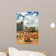 Excavator Construction Site Wall Decal