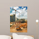 Excavator Construction Site Wall Decal