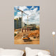 Excavator Construction Site Wall Decal