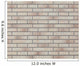 Decorative Yellow Brick Wall Wall Decal