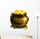 Pot with Gold Coin Wall Decal