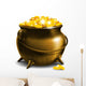 Pot with Gold Coin Wall Decal