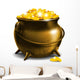 Pot with Gold Coin Wall Decal