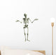3D Cartoon Skeleton Wall Decal