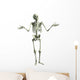 3D Cartoon Skeleton Wall Decal