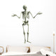 3D Cartoon Skeleton Wall Decal