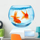 Goldfish Aquarium Wall Decal Design 1