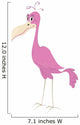 Cute Cartoon Bird Wall Decal