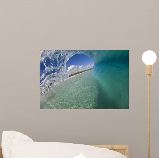 Hawaii Empty Wave Wall Decal