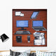 Metal Door Covered Graffiti Wall Decal
