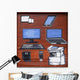Metal Door Covered Graffiti Wall Decal