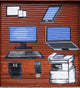 Metal Door Covered Graffiti Wall Decal