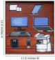 Metal Door Covered Graffiti Wall Decal
