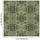 Seamless Vintage Green Wallpaper Wall Decal