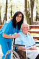 Taking Care Elder People Wall Decal