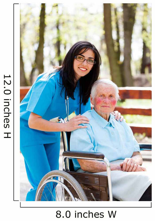 Taking Care Elder People Wall Decal